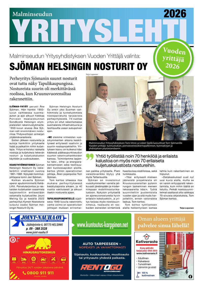 Malminseudun Yrityslehti 2026